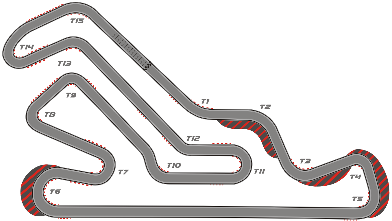 Go-Kart Track Maps for Speedsportz Racing Park - Serving the Houston Area.